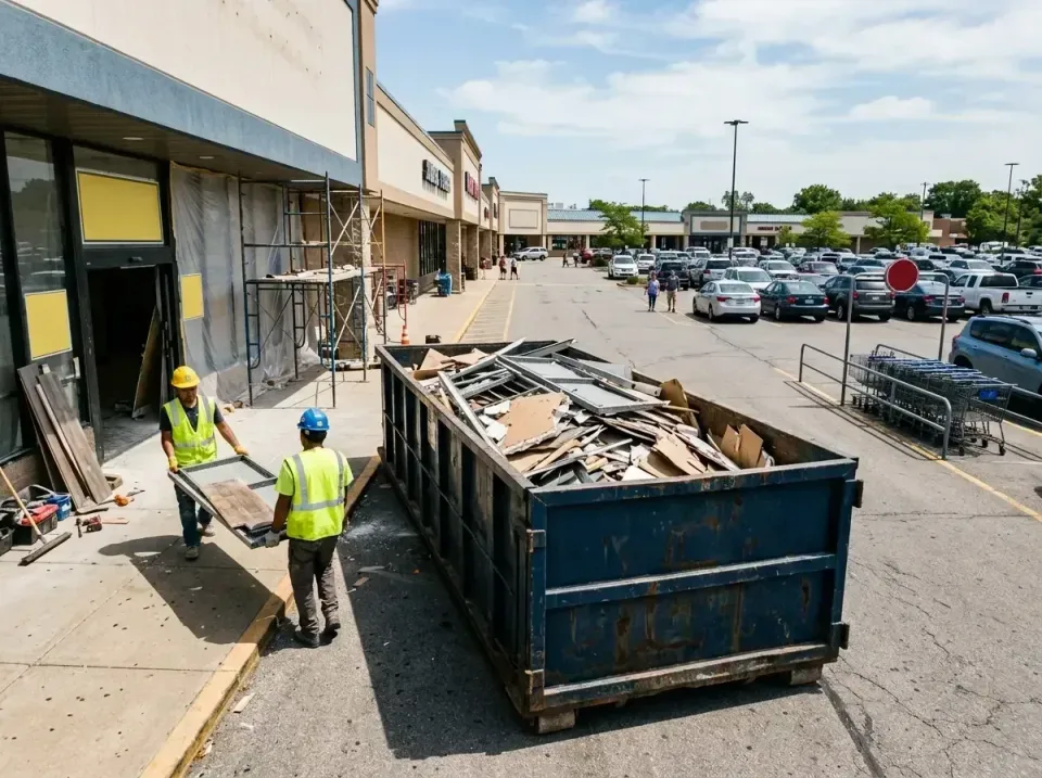 retail-store-renovation-debris-003 — frequently asked questions, Roll-off Dumpster Rentals in Belleair Bluffs, FL